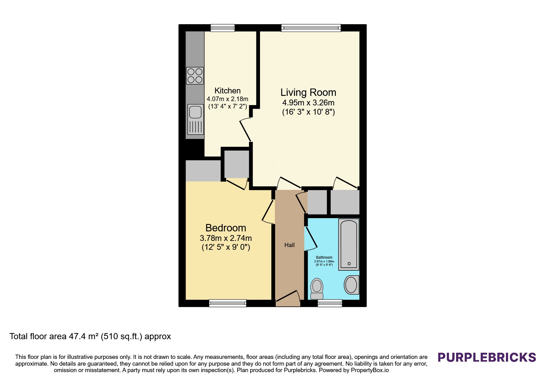 184, Pleasance, Edinburgh floorplan