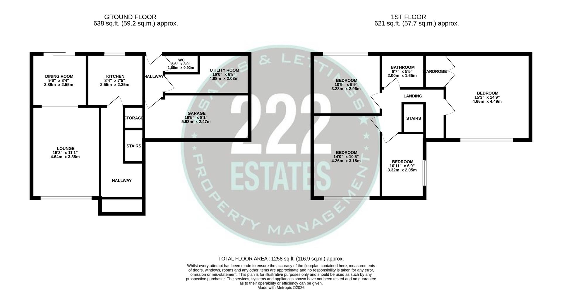 5, Warren Road, Warrington floorplan