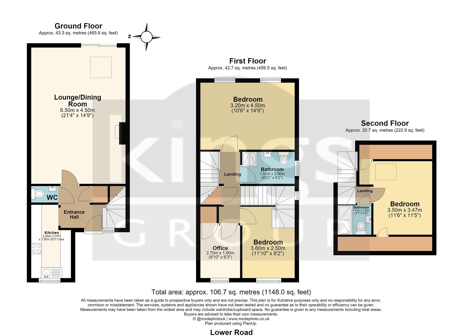 34, Lower Road, Loughton floorplan