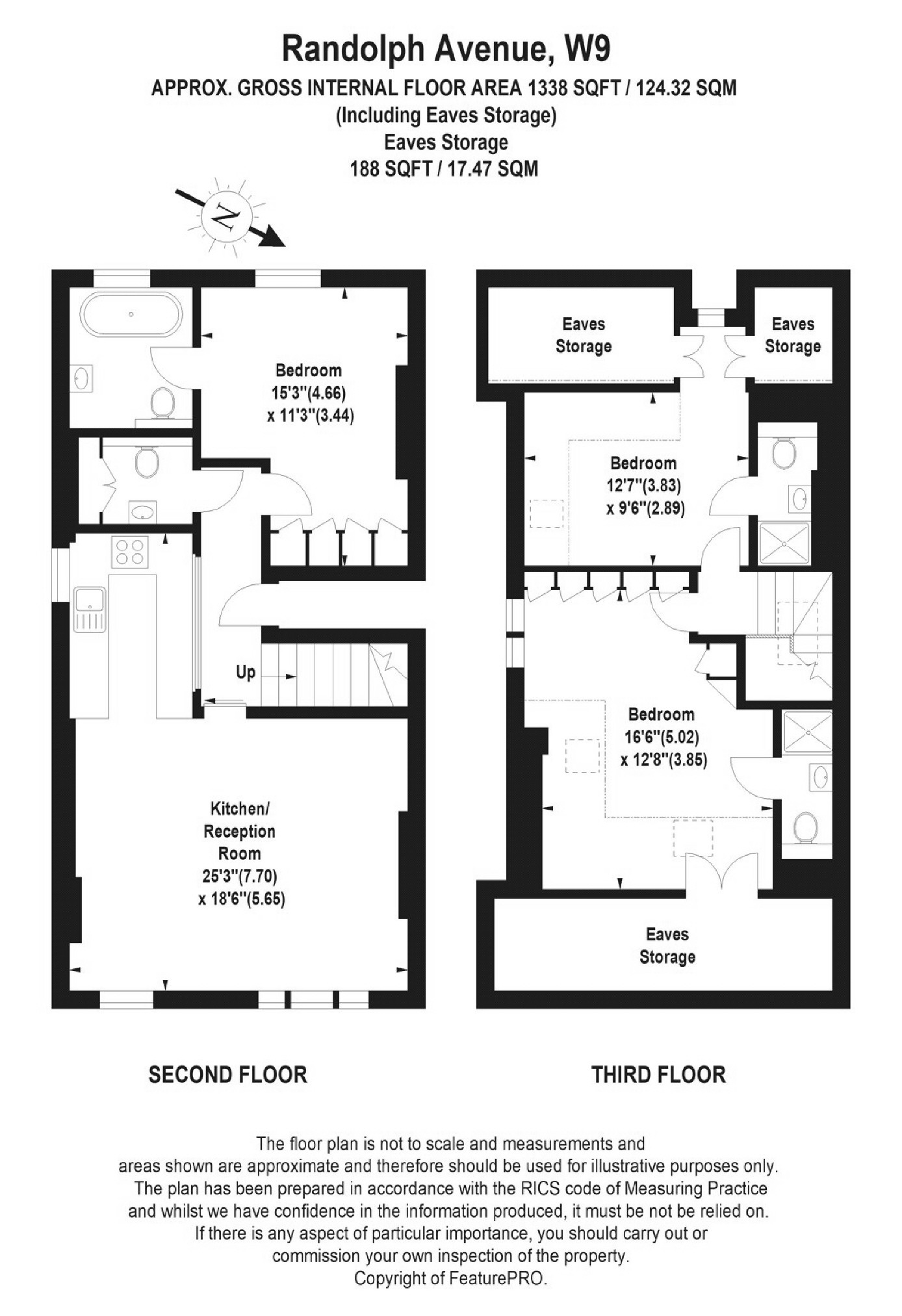 3 Bedrooms Flat to rent in Randolph Avenue, London W9