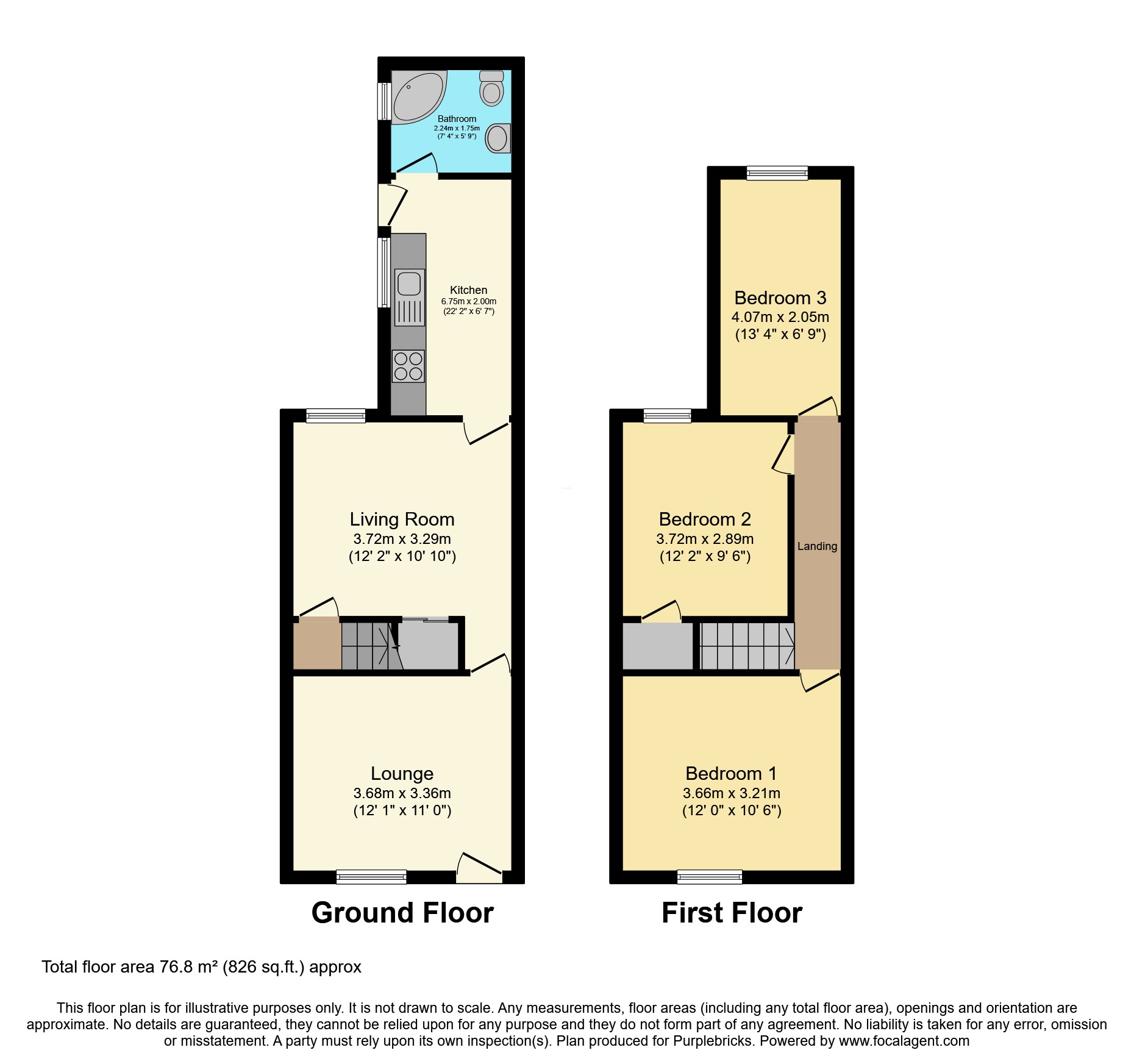 60, Cork Street, Leicester floorplan