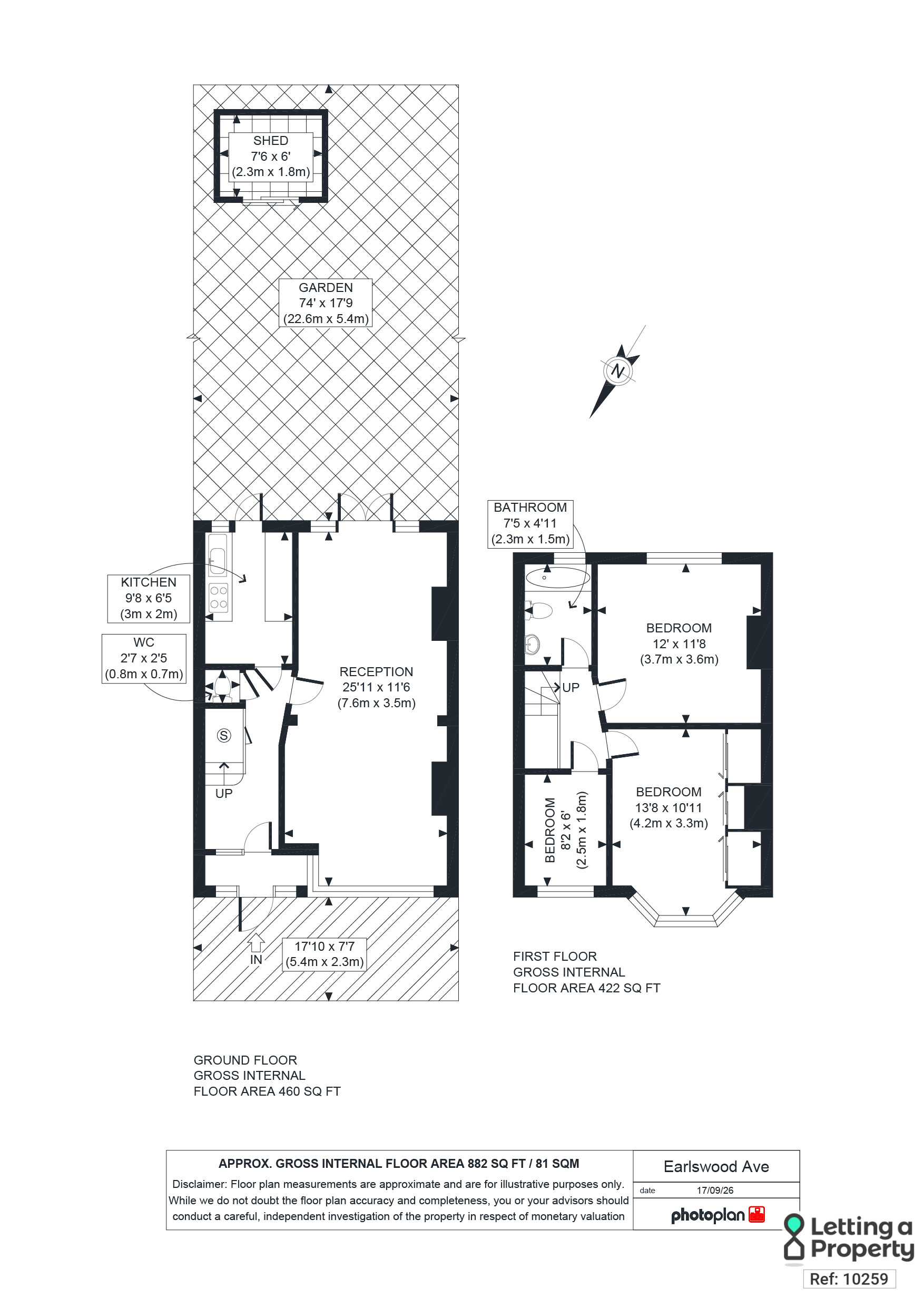21, Earlswood Avenue, Thornton Heath floorplan