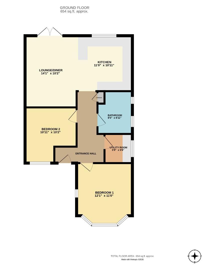 50, Bilton Road, Benfleet floorplan