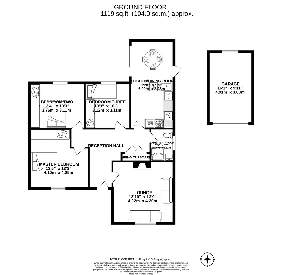 6, Belmont Road, Leyland floorplan