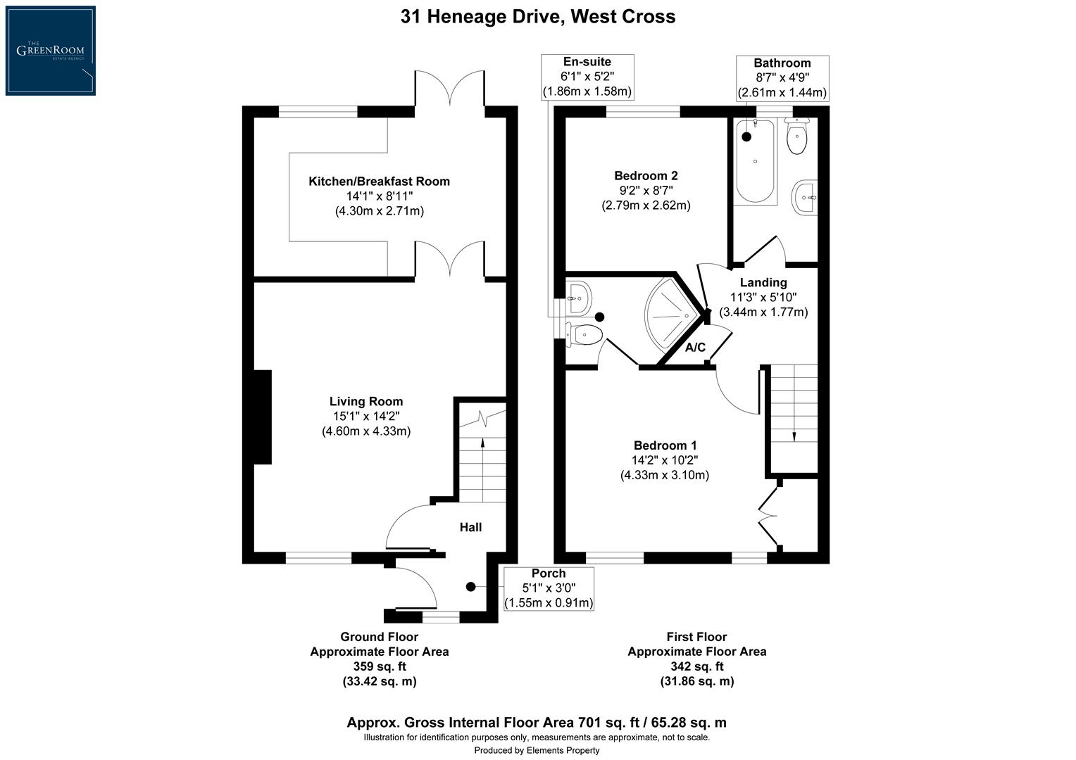 31, Heneage Drive, Swansea floorplan