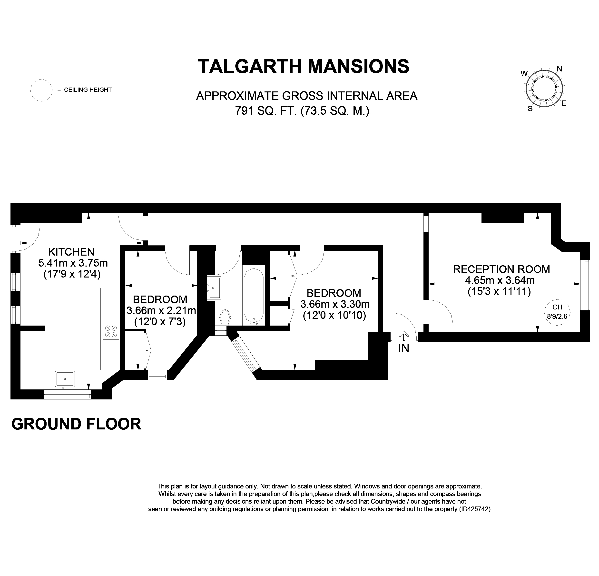 2 Bedrooms Flat to rent in Talgarth Mansion, Talgarth Road, Barons Court W14