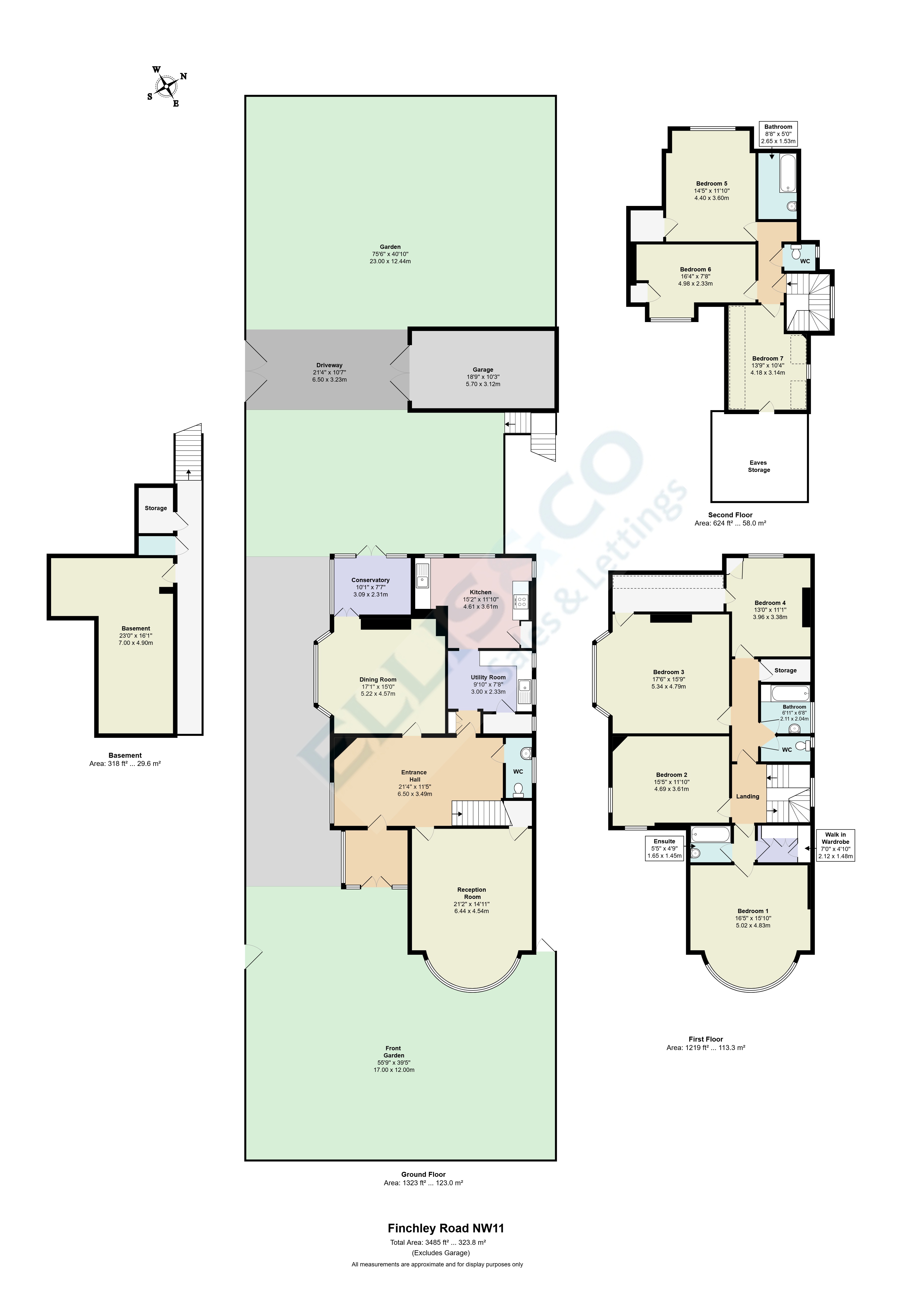 811, Finchley Road, Golders Green floorplan