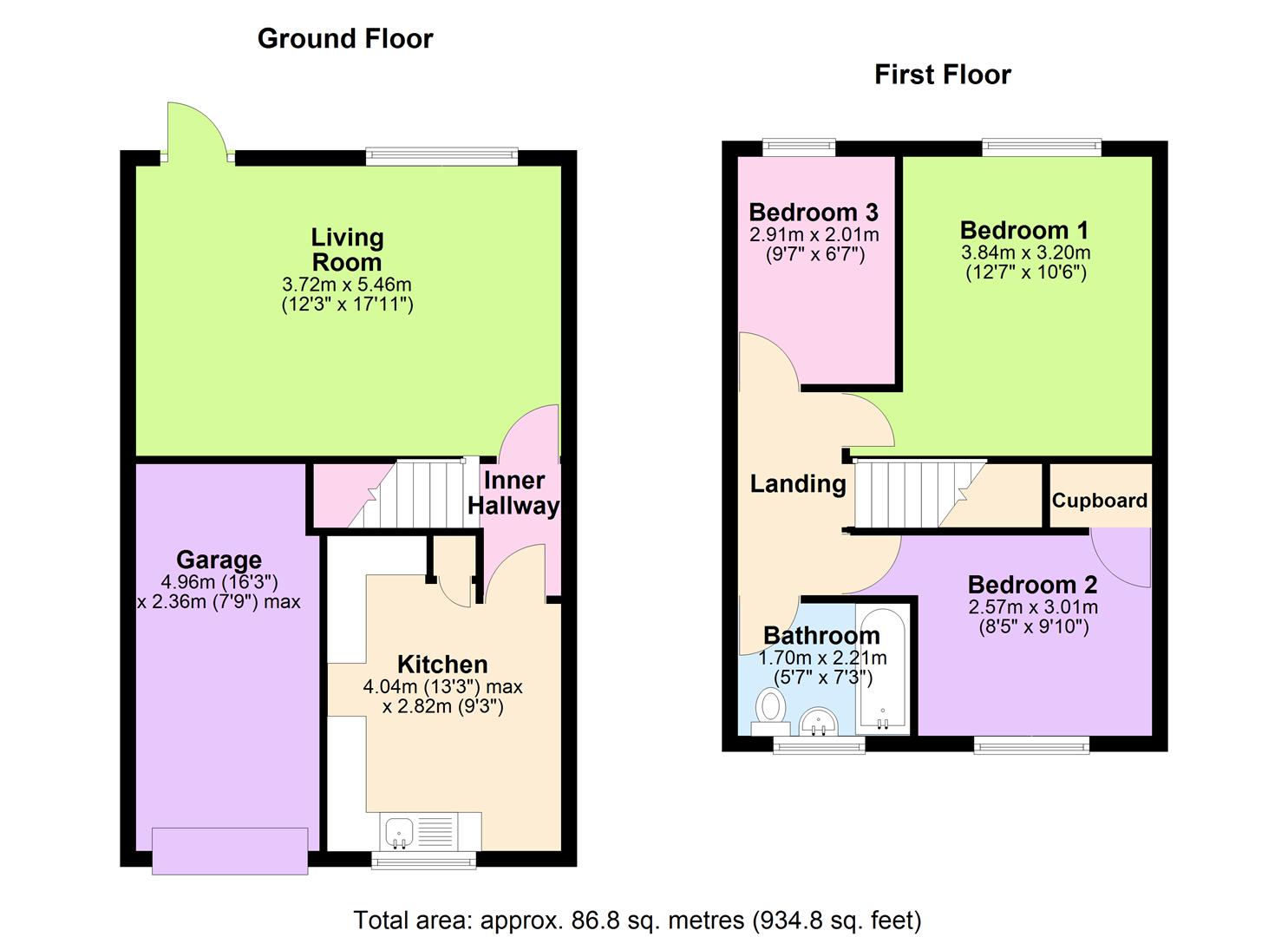 39, St. Peters Close, Hereford floorplan