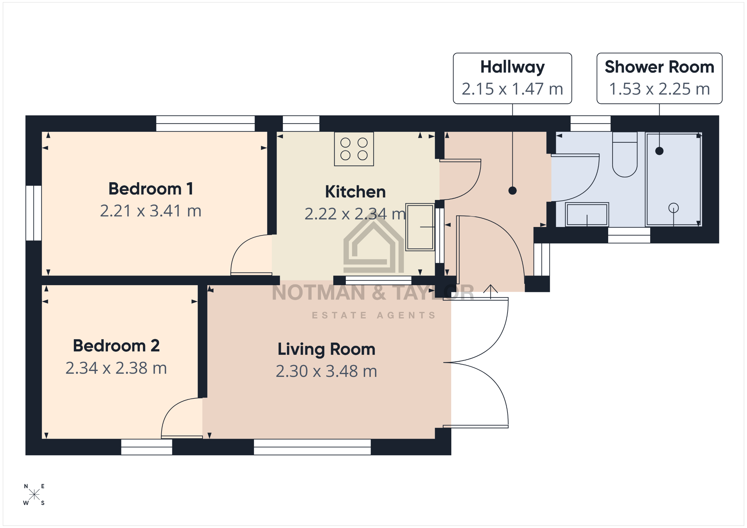 Sherborne, Freathy Cliff, Torpoint floorplan