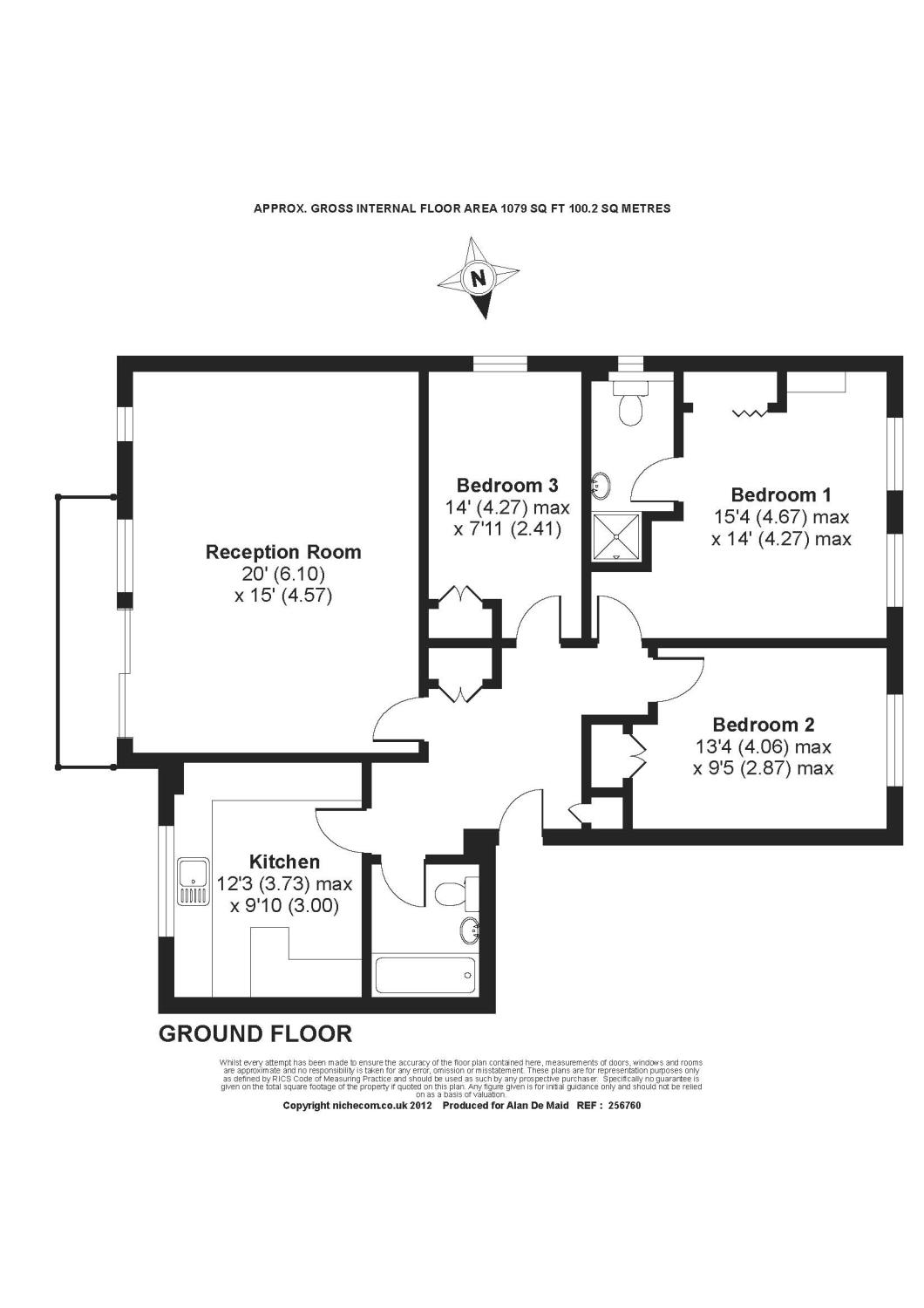 3 Bedrooms Flat for sale in Rosewood Court, 35 Orchard Road, Bromley BR1