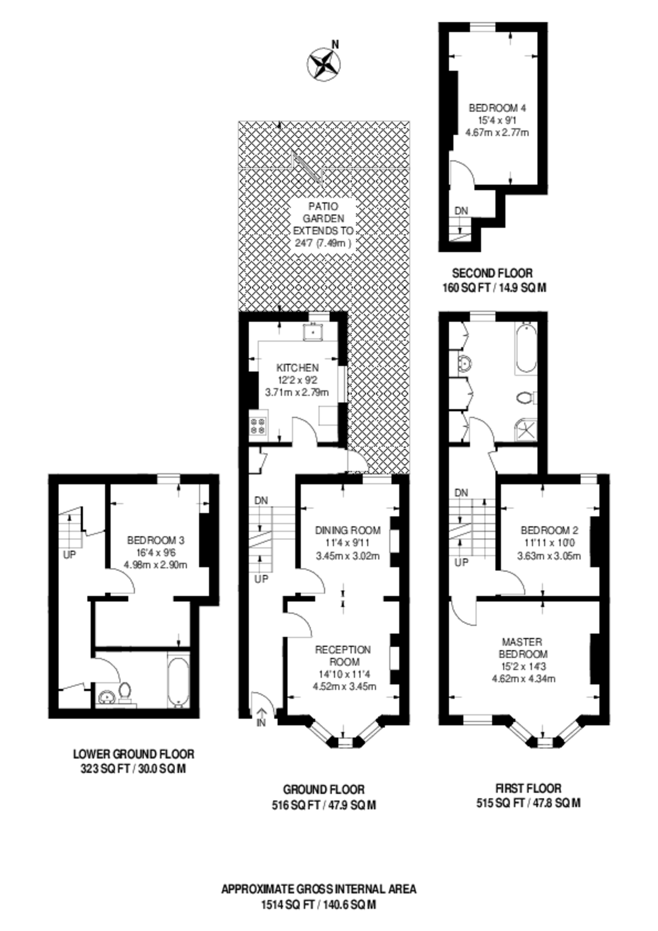 Pellerin Road, Stoke Newington floorplan