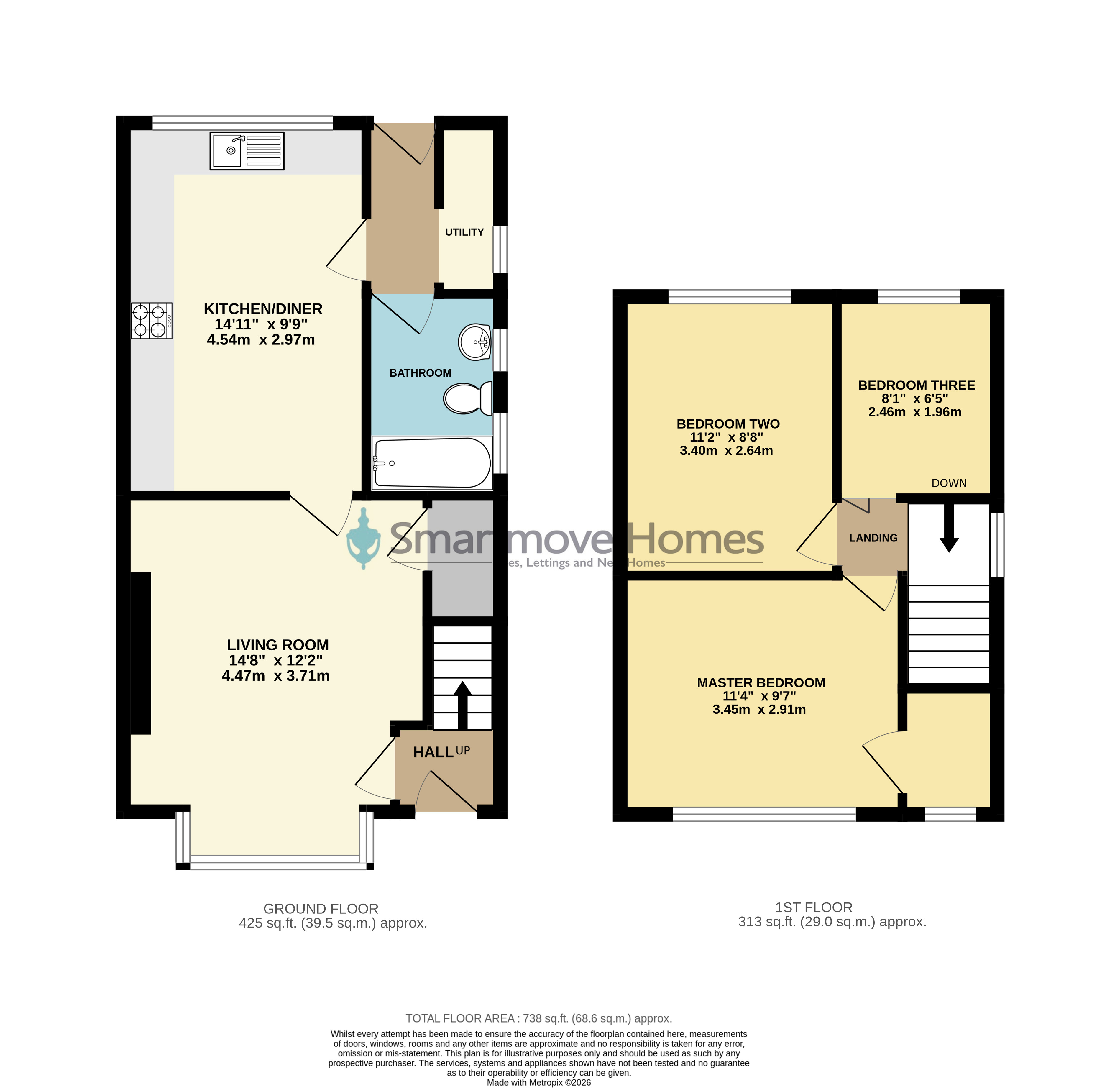 12, Dove Road, Ripley floorplan