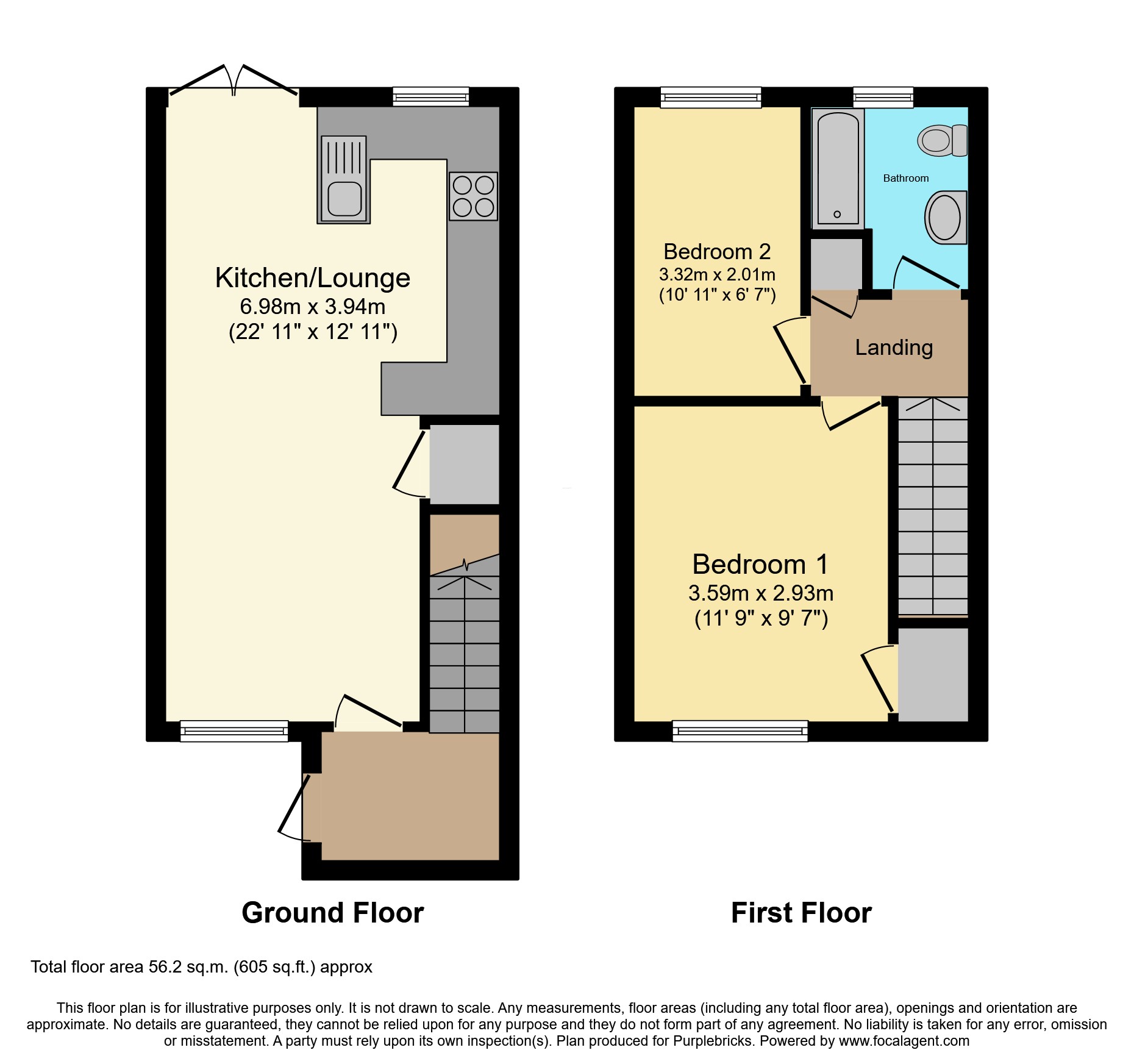 16, New Road, Guildford floorplan