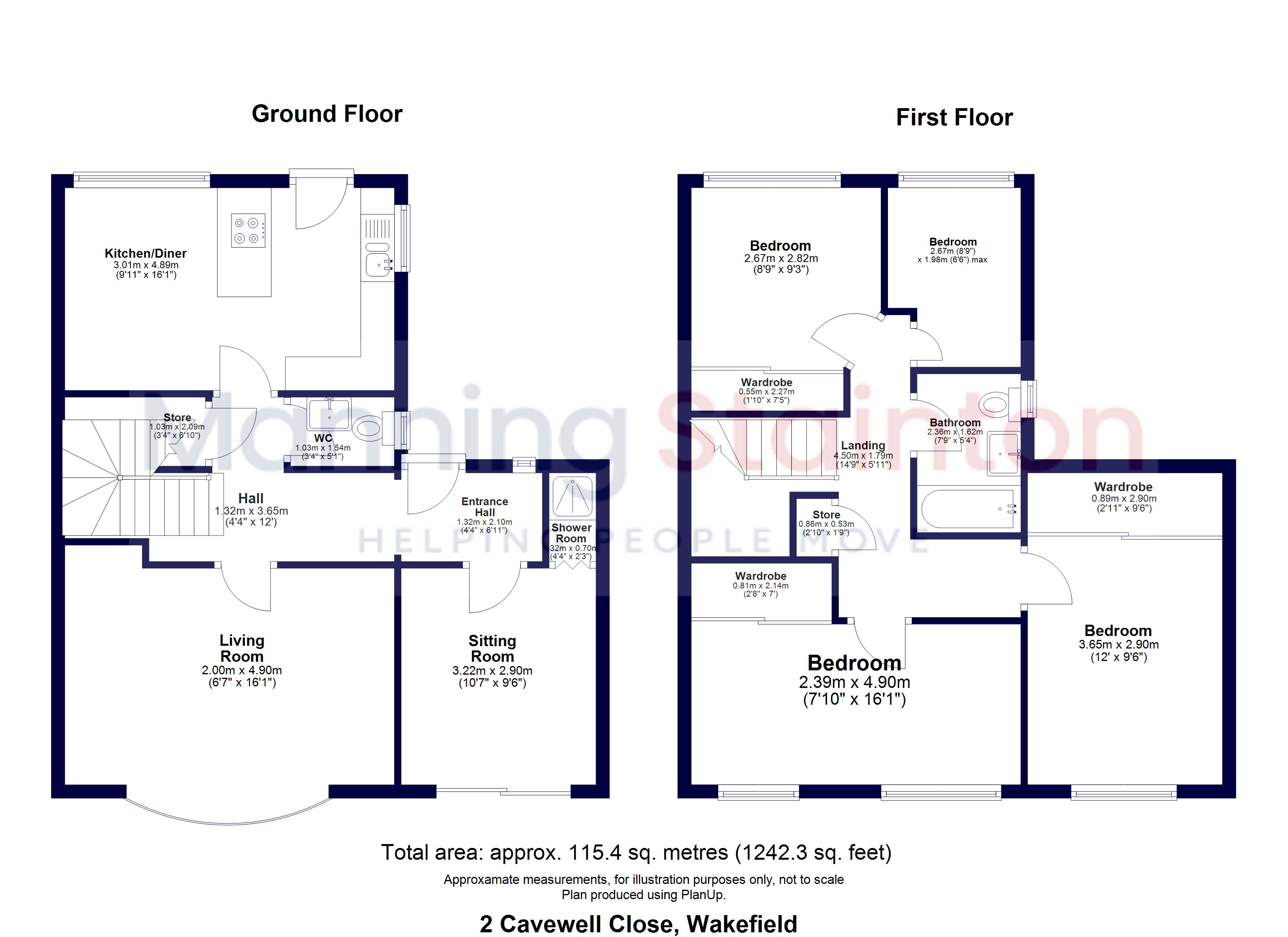 2, Cavewell Close, West Yorkshire floorplan