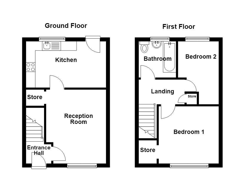 20, Fountains Way, Accrington floorplan