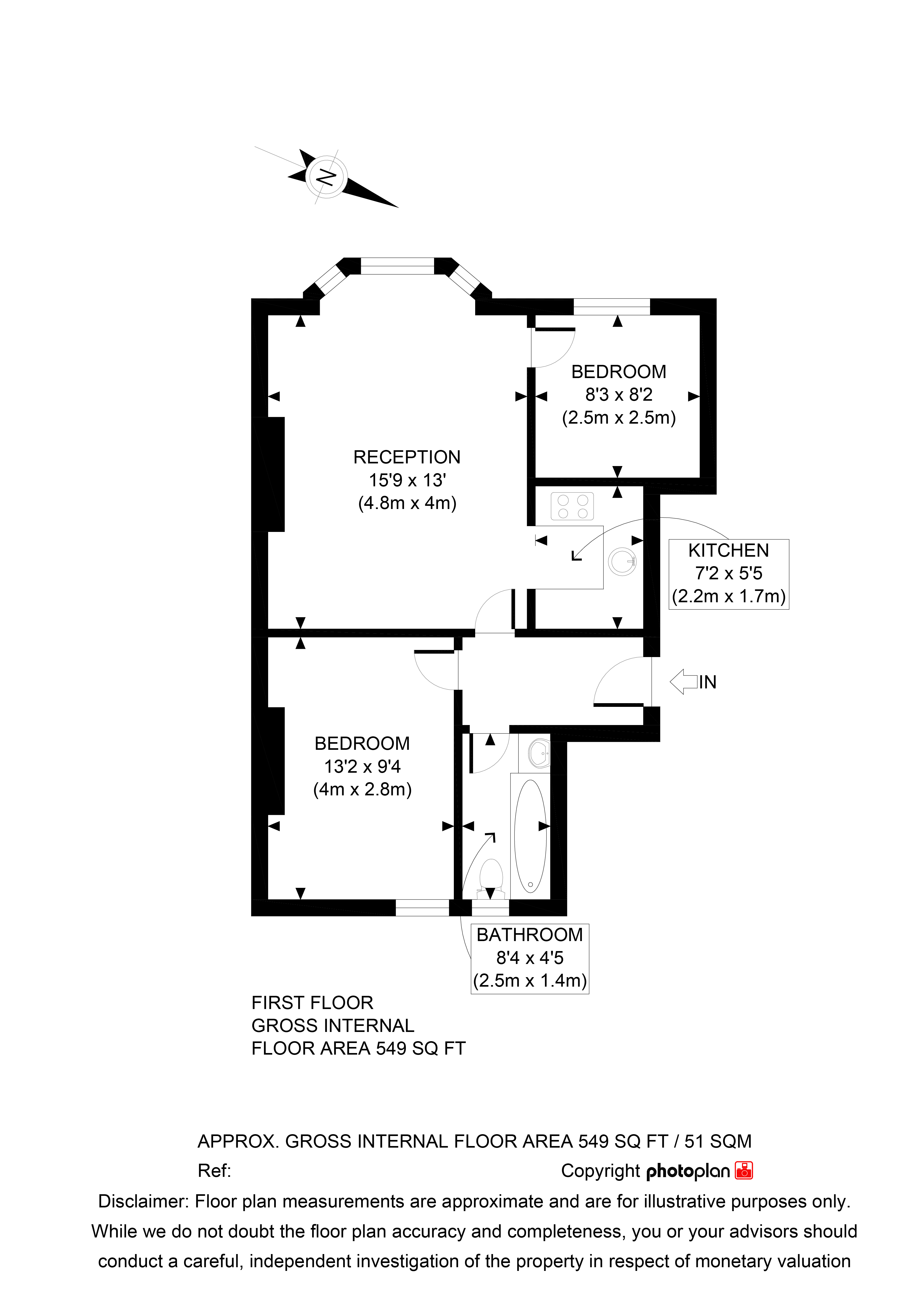 2 Bedrooms Flat to rent in Eglinton Hill, London SE18