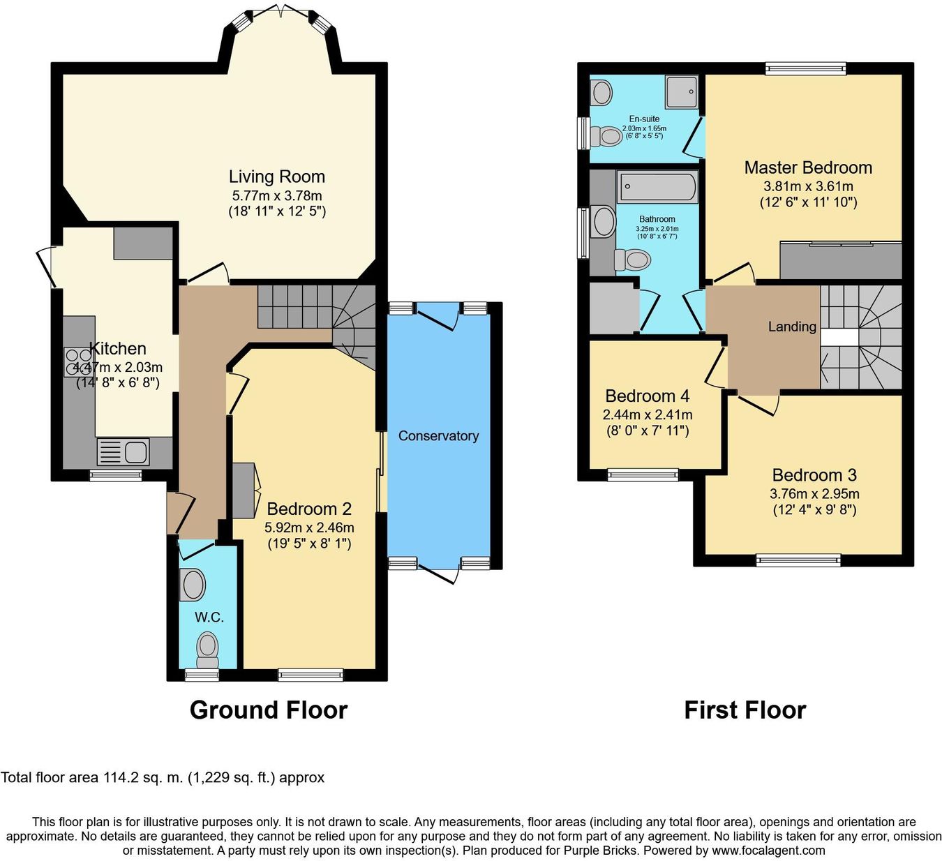 31, Claremont Close, Orpington floorplan
