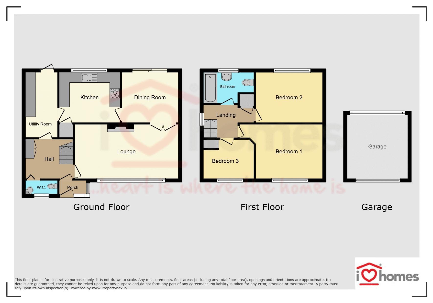 41, Wood End Way, Walsall floorplan
