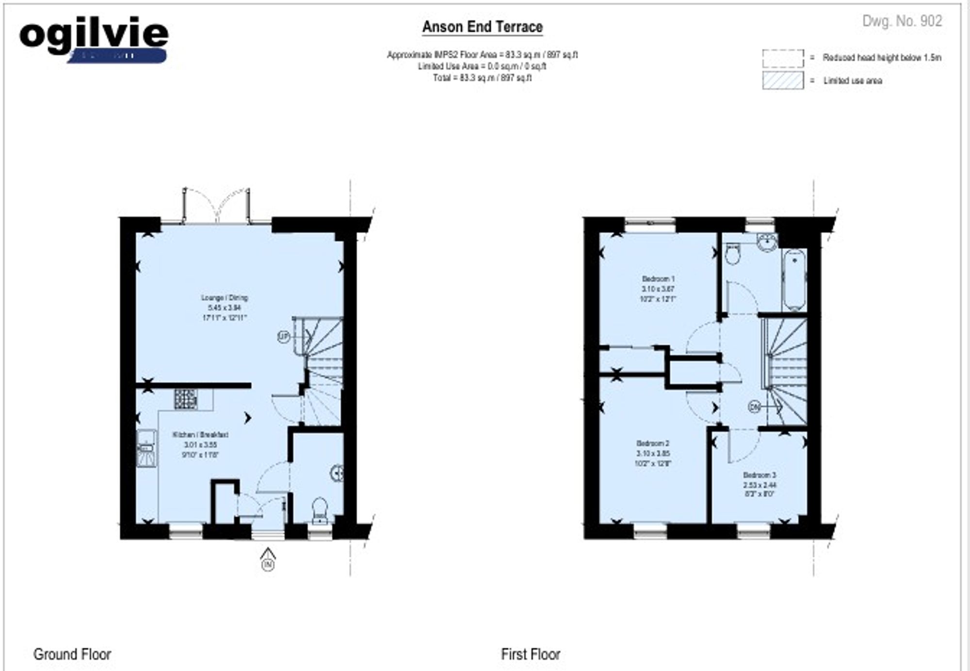 Anson End-Terrace, Weavers Lane, Dunfermline floorplan