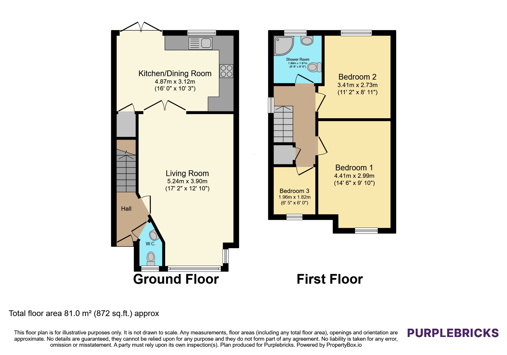 Oakleigh/High Meadow Court Old, London Road, Flint floorplan