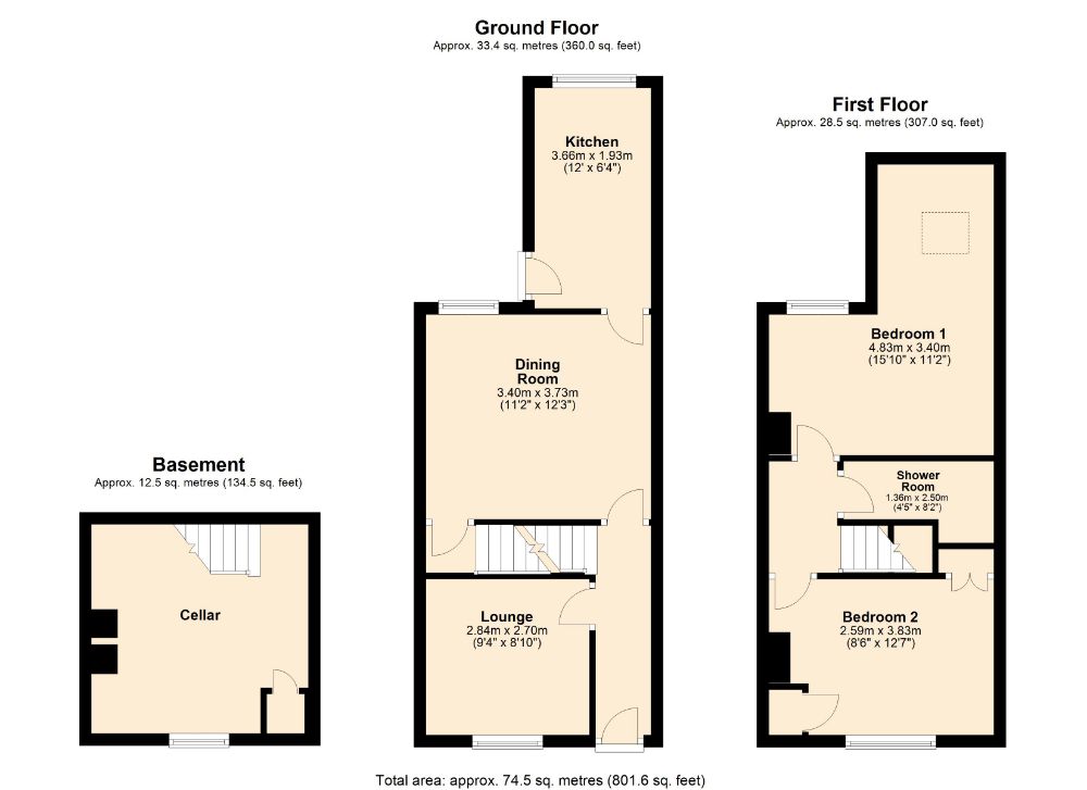 2 Bedrooms Terraced house for sale in High Street, Kingsthorpe, Northampton NN2