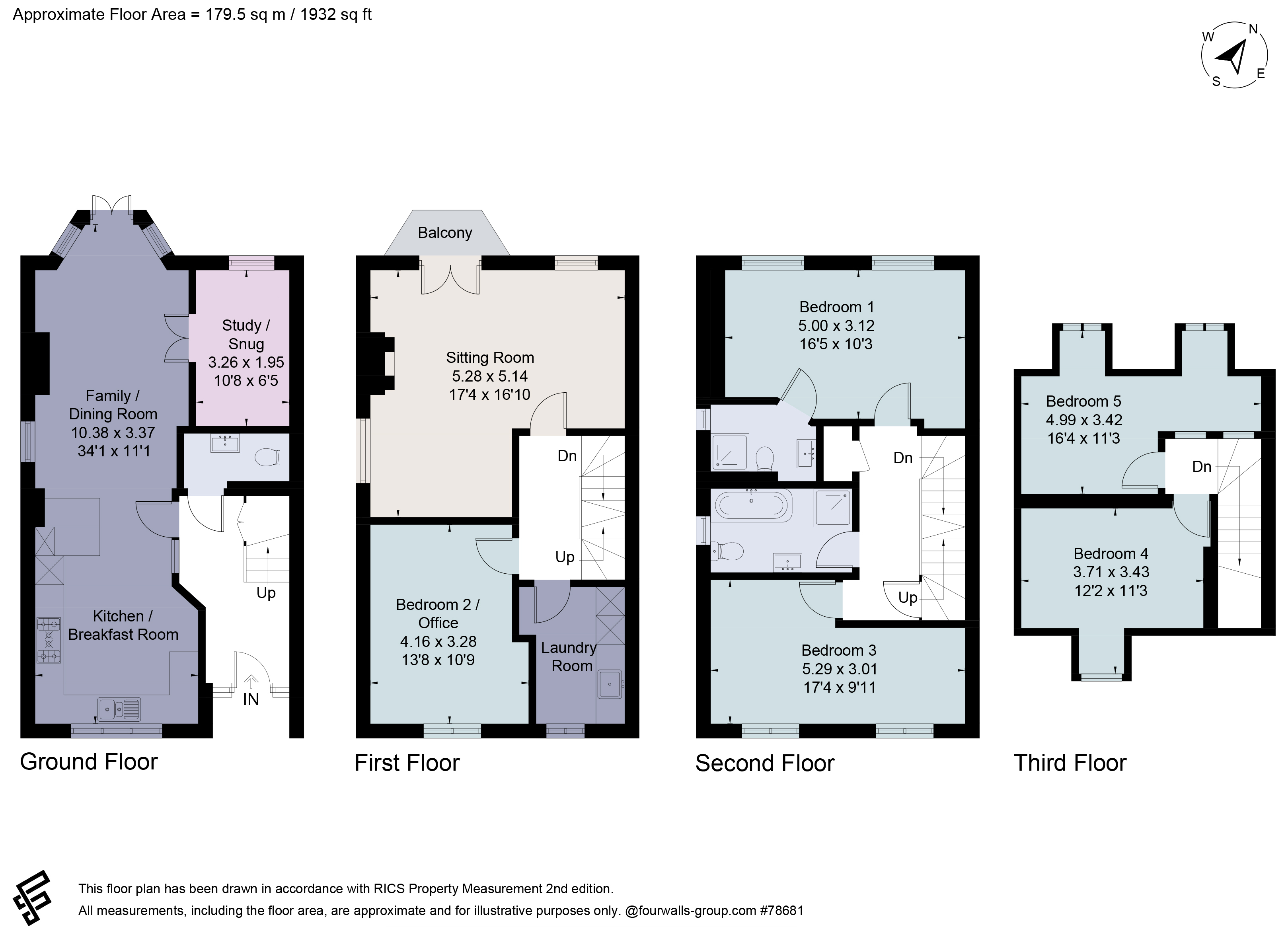 3, Evening Court, Cambridge floorplan