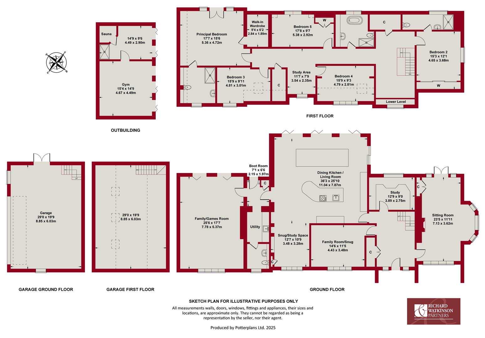 Evergreen House, 22, Pinfold Lane, Bottesford floorplan