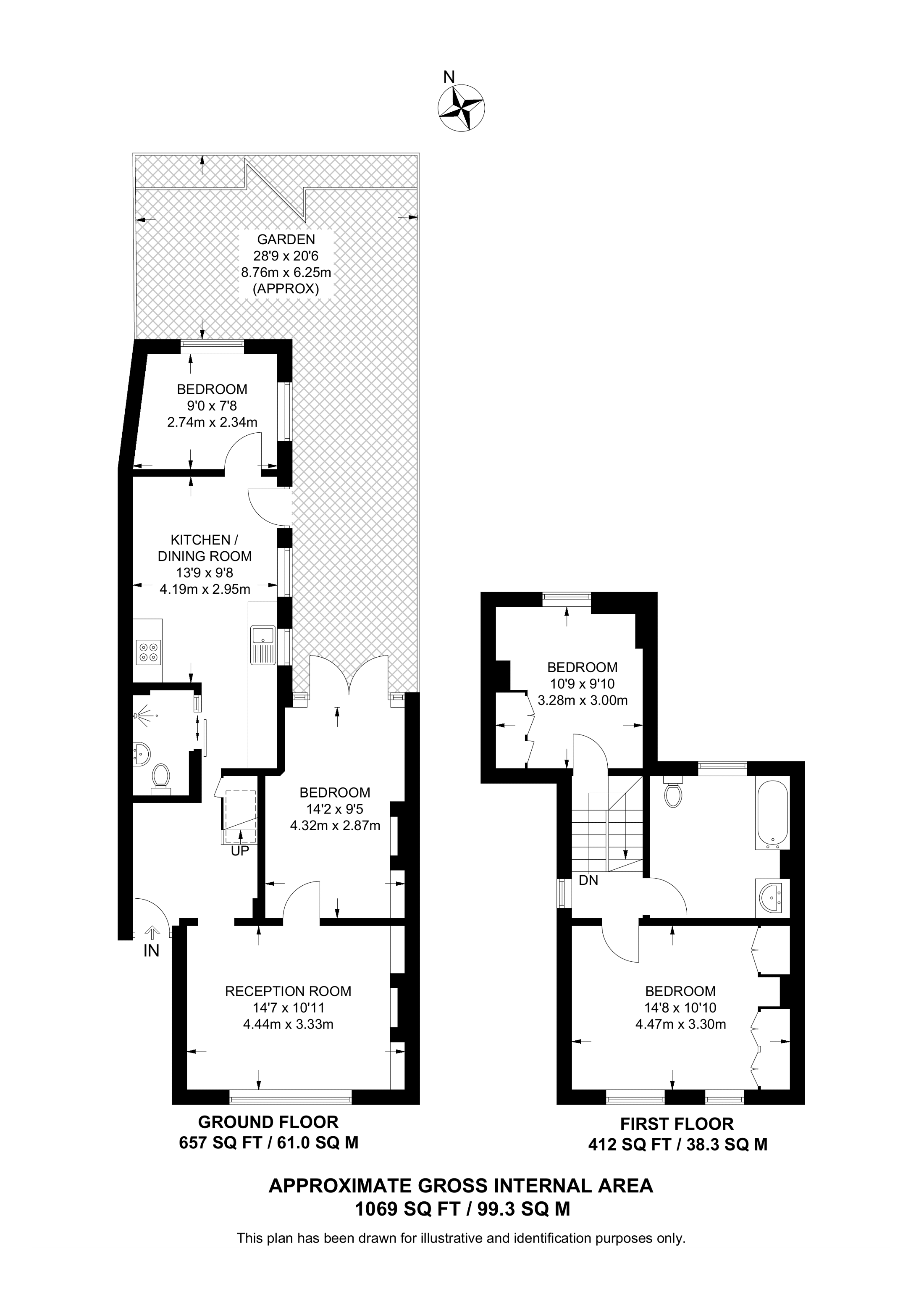 Southwell Road, Camberwell, London SE5, 4 bedroom terraced house to