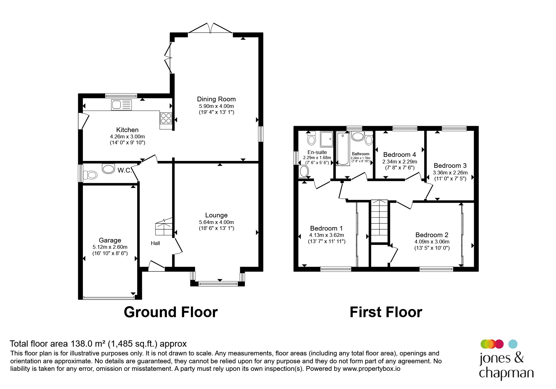 45, Fairways Drive, Ellesmere Port floorplan