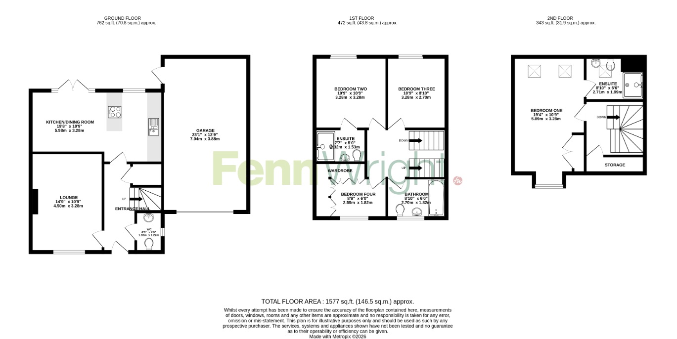 26, Flemming Way, Essex floorplan