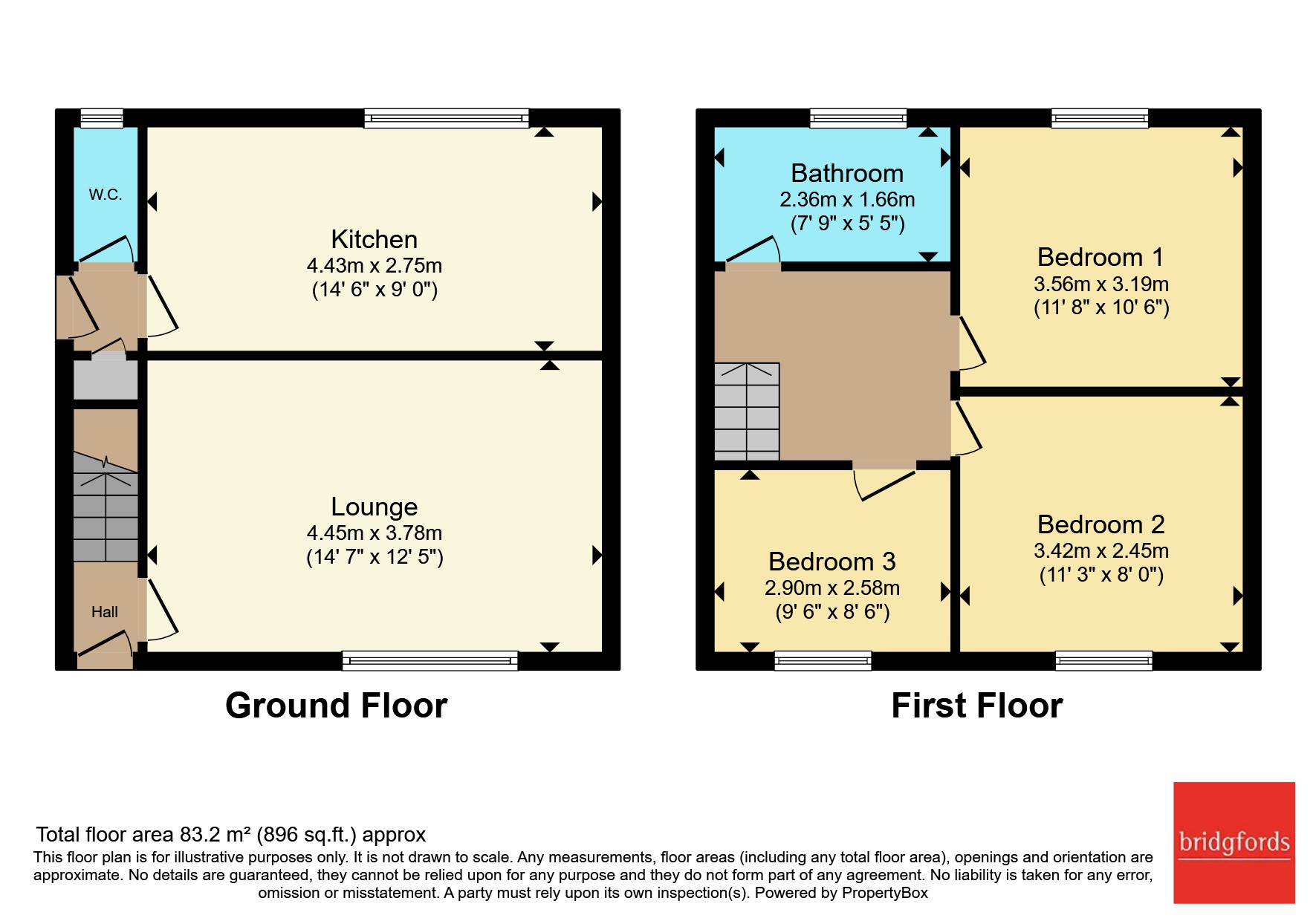 826, High Lane, Staffordshire floorplan