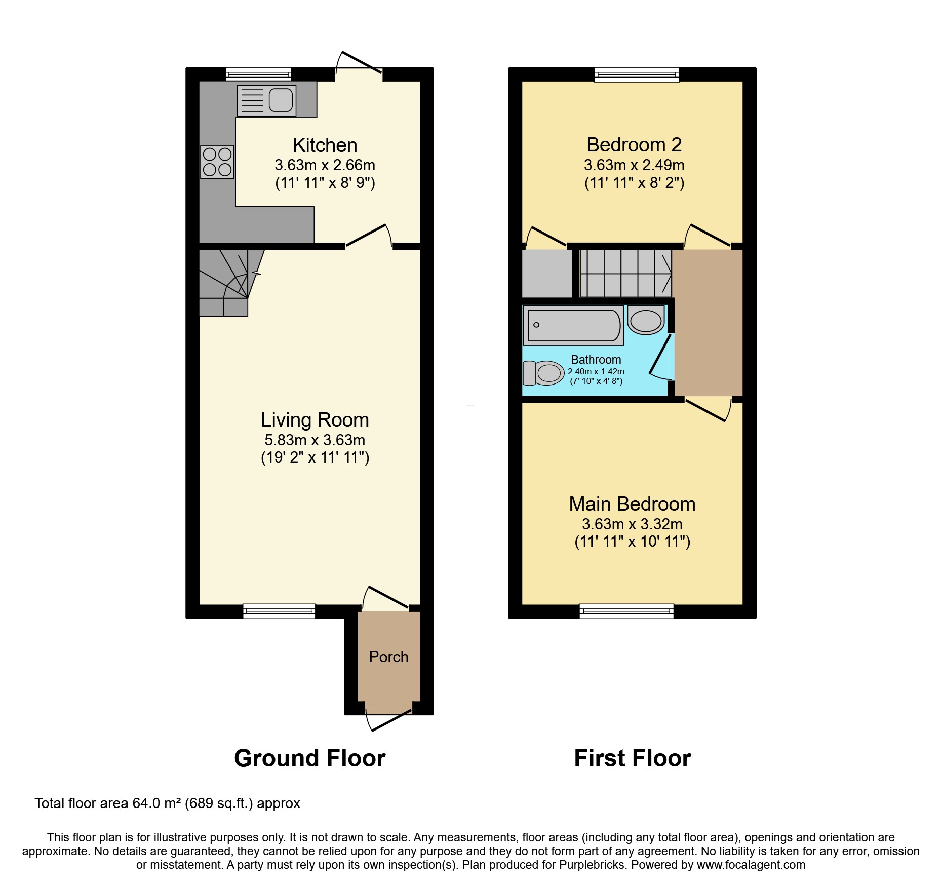 20, Thorntons Close, Chester le Street floorplan