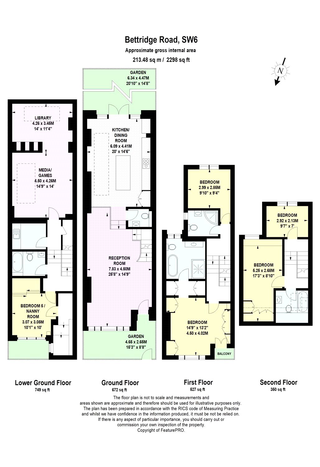 5 Bedrooms Terraced house to rent in Bettridge Road, Parsons Green, London SW6