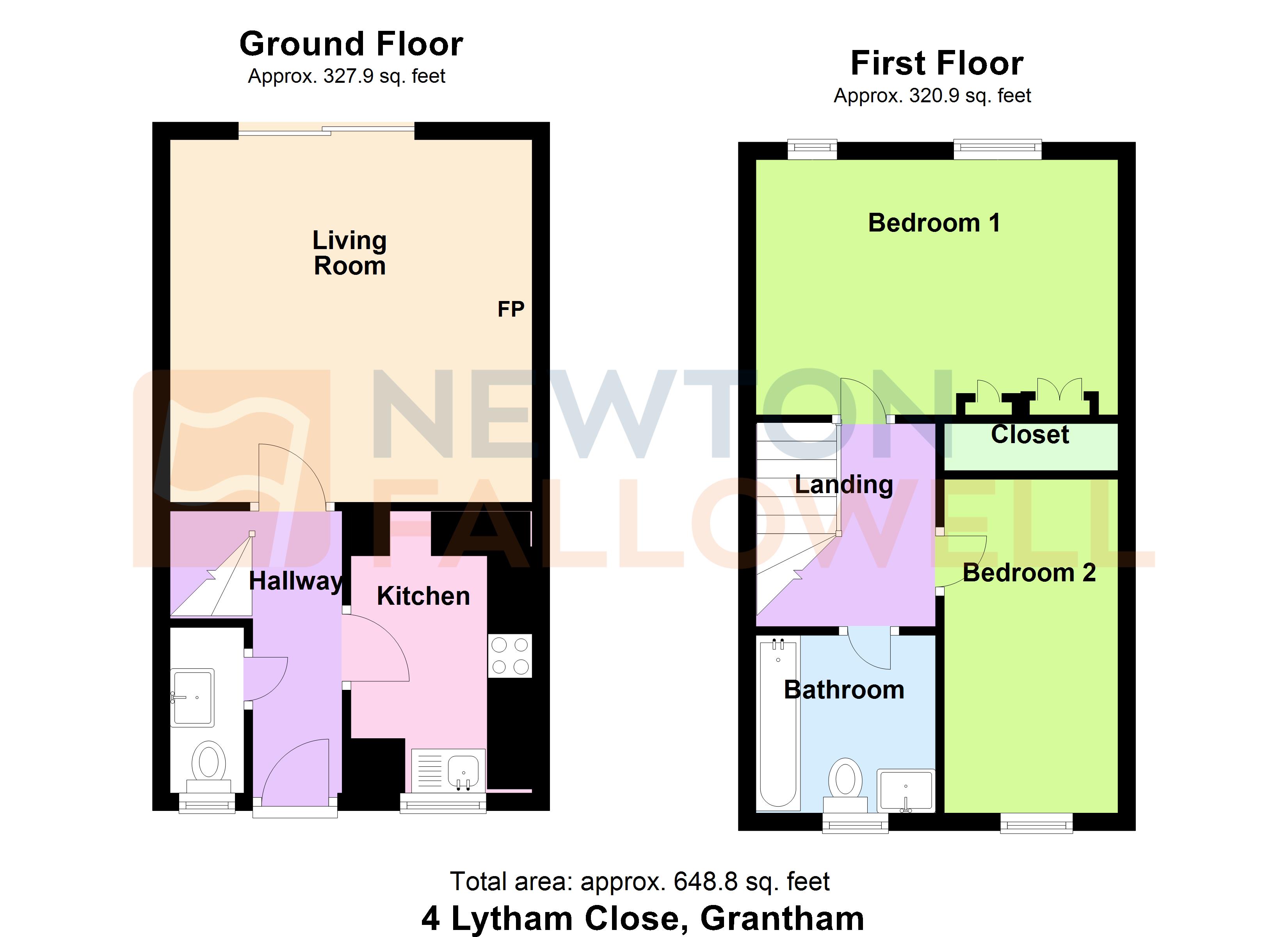 4, Lytham Close, Grantham floorplan