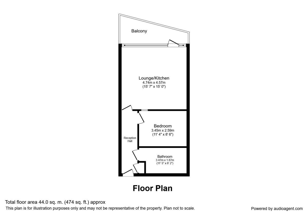 1 Bedrooms Flat to rent in Bourne May Road, Knott End-On-Sea, Poulton-Le-Fylde FY6