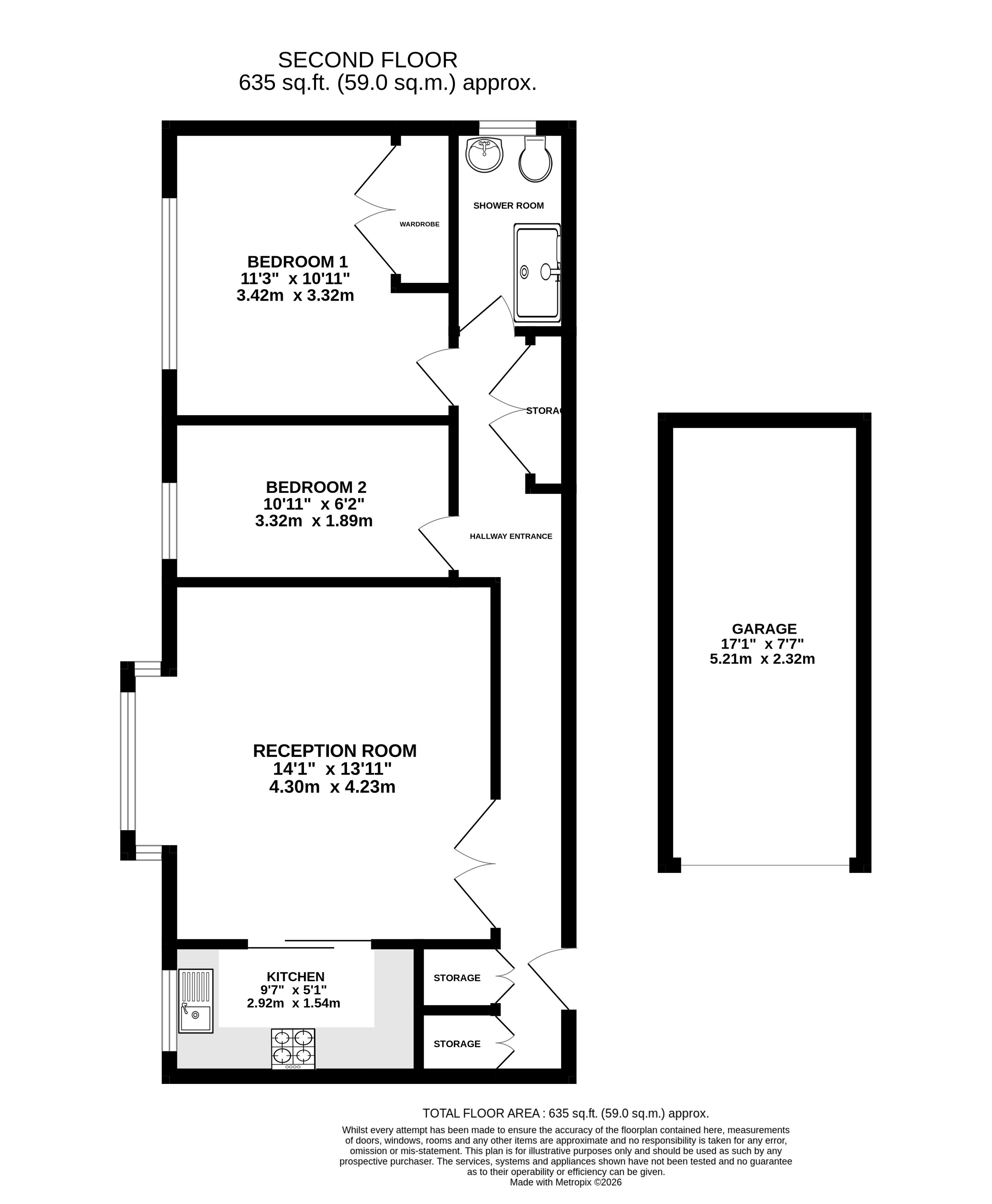 19, Harriers Close, London floorplan