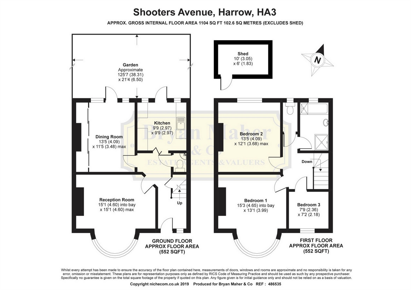 3 Bedrooms Terraced house for sale in Shooters Avenue, Queensbury, Harrow HA3