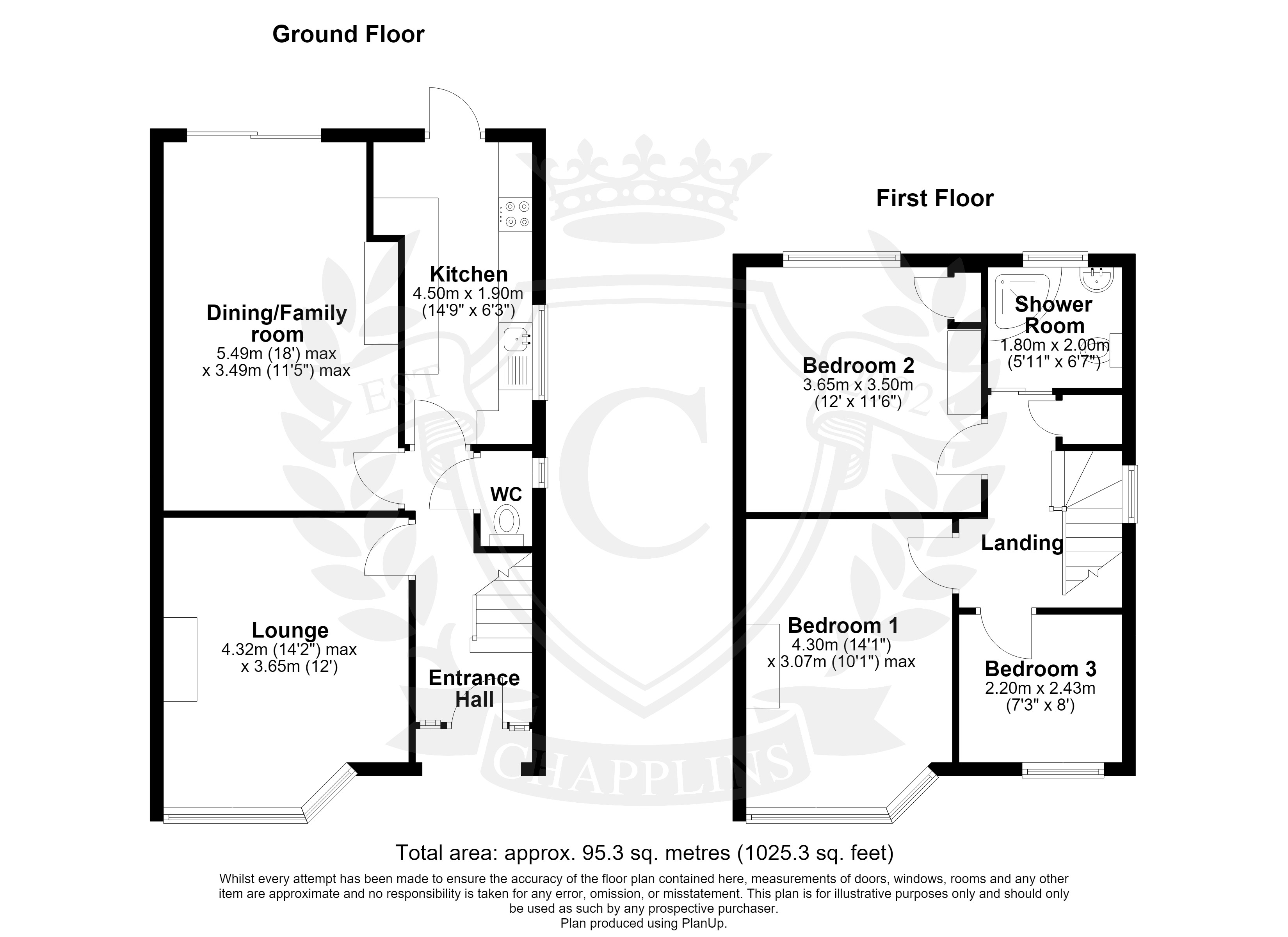 61, Serpentine Road, Hampshire floorplan