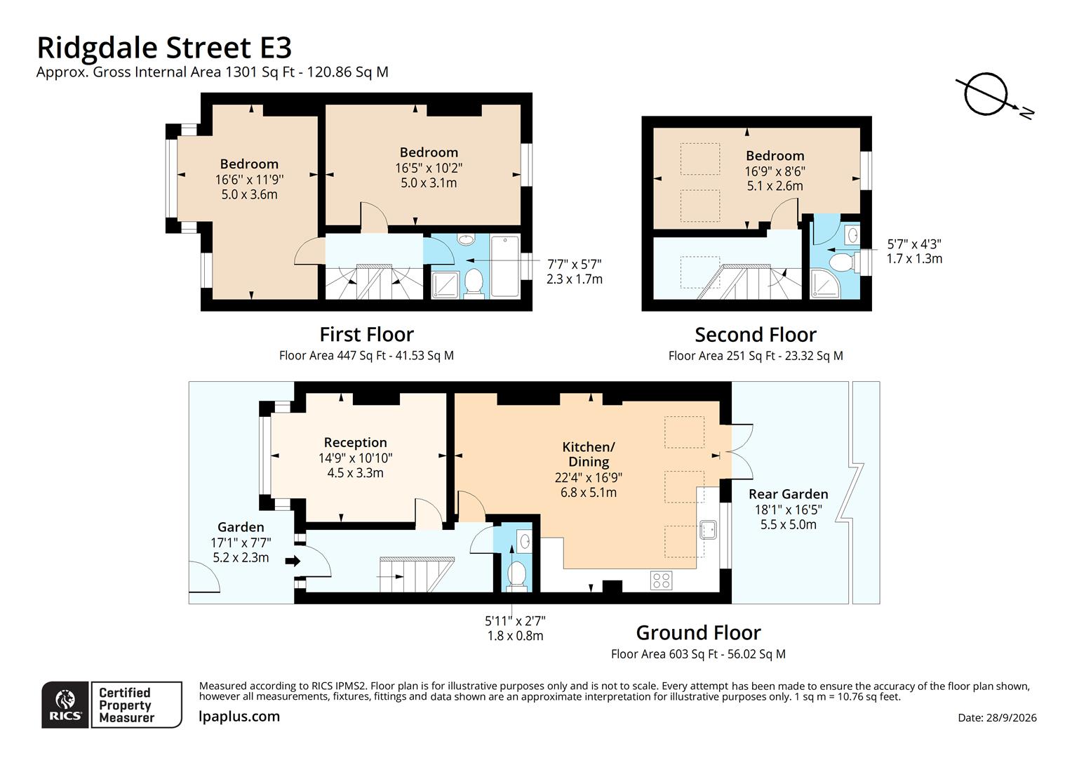 33, Ridgedale Street, London floorplan