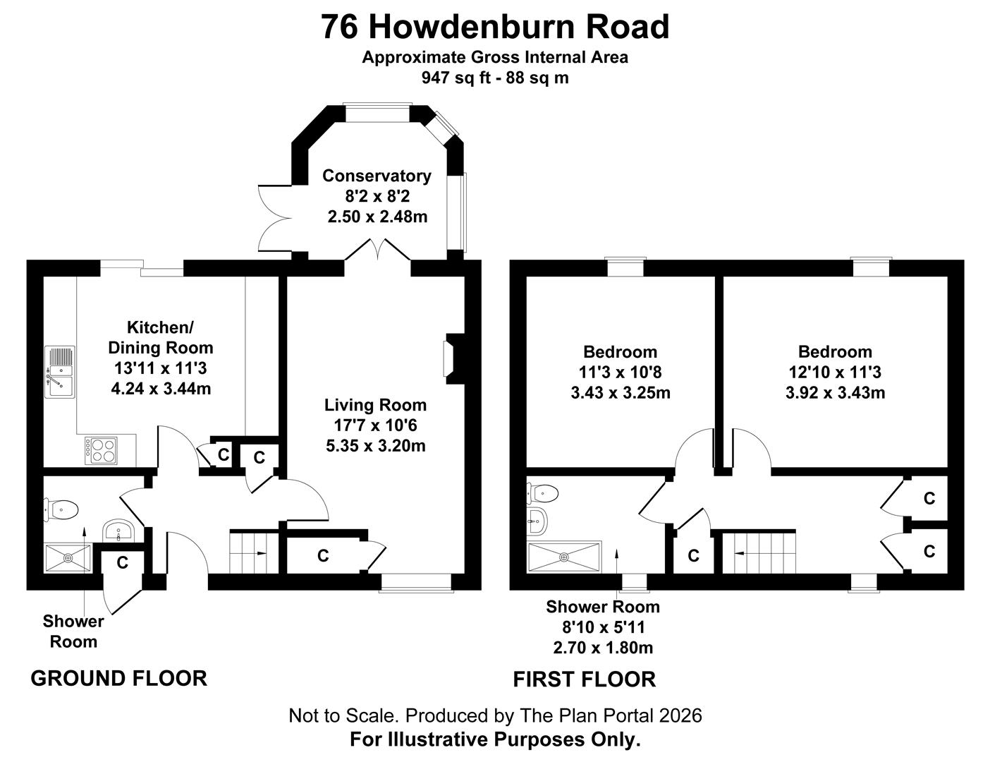 76, Howdenburn Court, Jedburgh floorplan