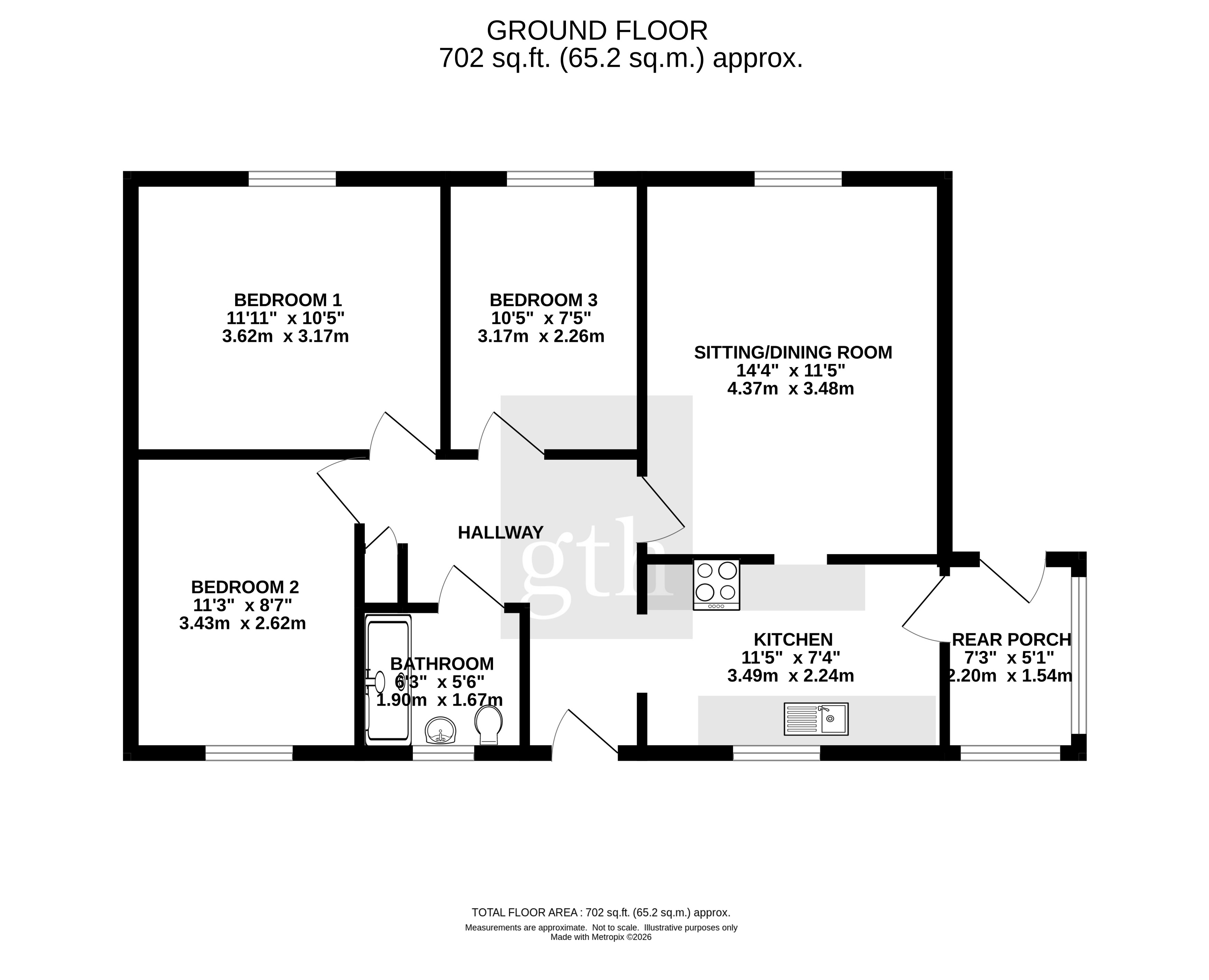 75, Chanters Hill, Devon floorplan
