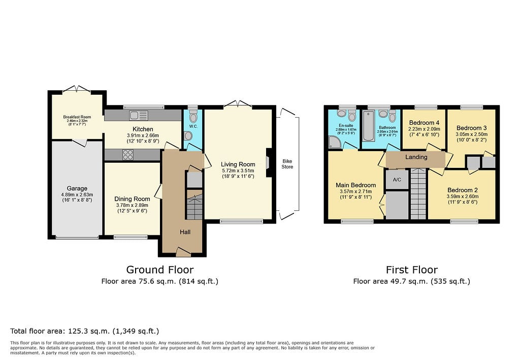 8 Rowborough Close, Hatton Park, Warwick floorplan