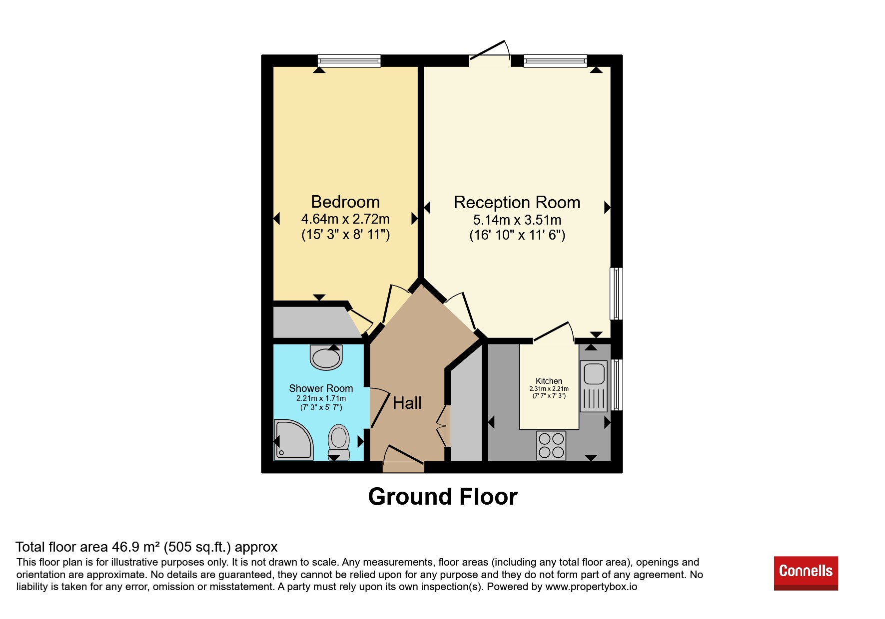 Flat 7, Randolph House, 2-12, Northwick Park Road, Harrow floorplan