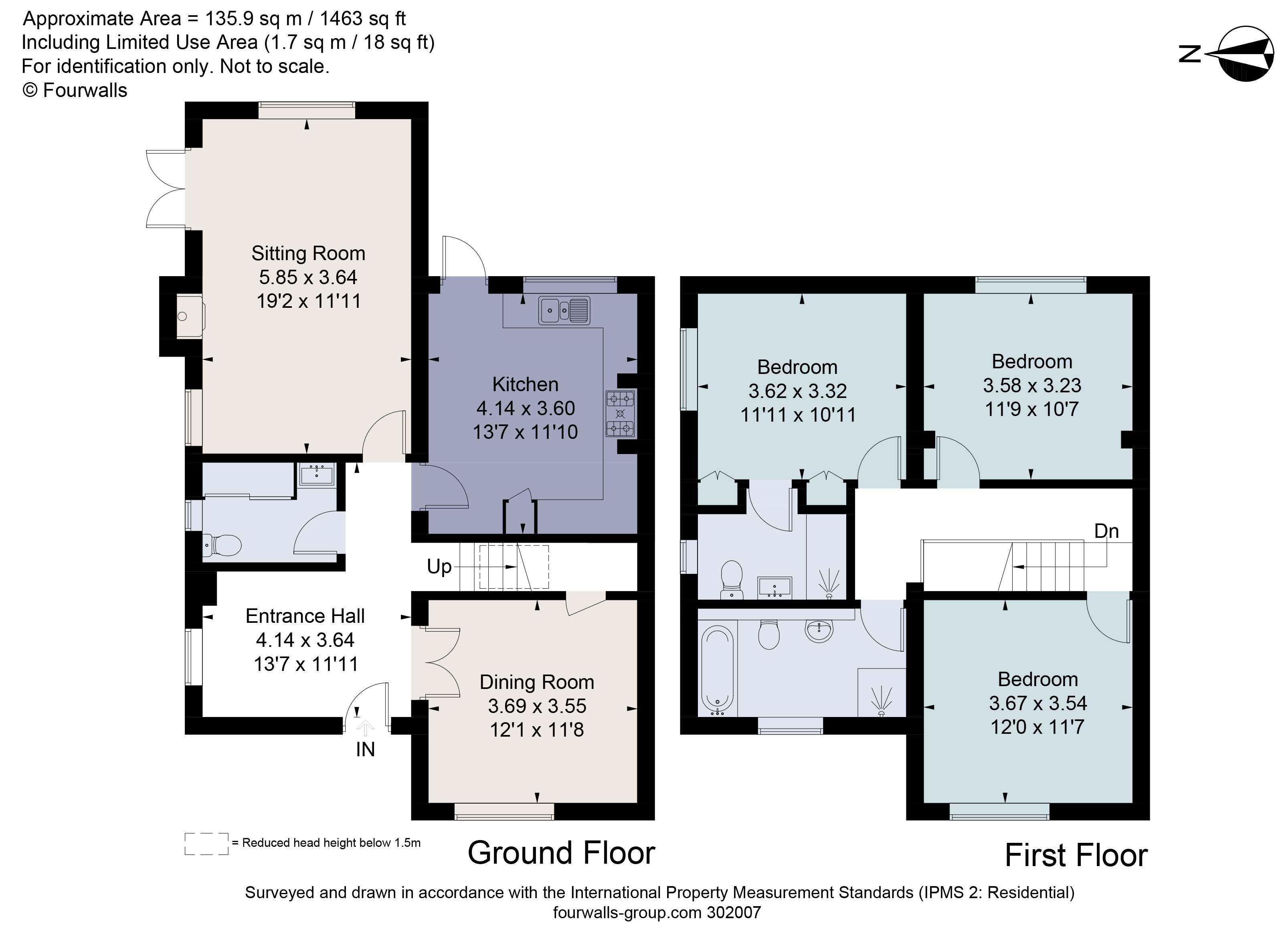 The Green, Croxley Green, Rickmansworth, Hertfordshire WD3, 3 bedroom semidetached house for