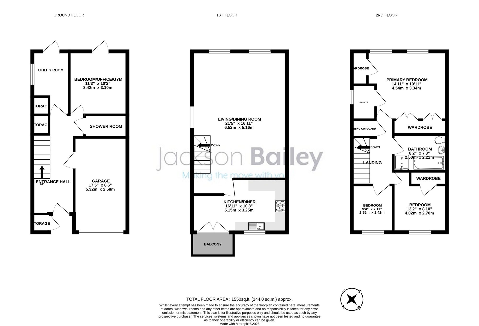 3 Wellstead Way, Southampton floorplan
