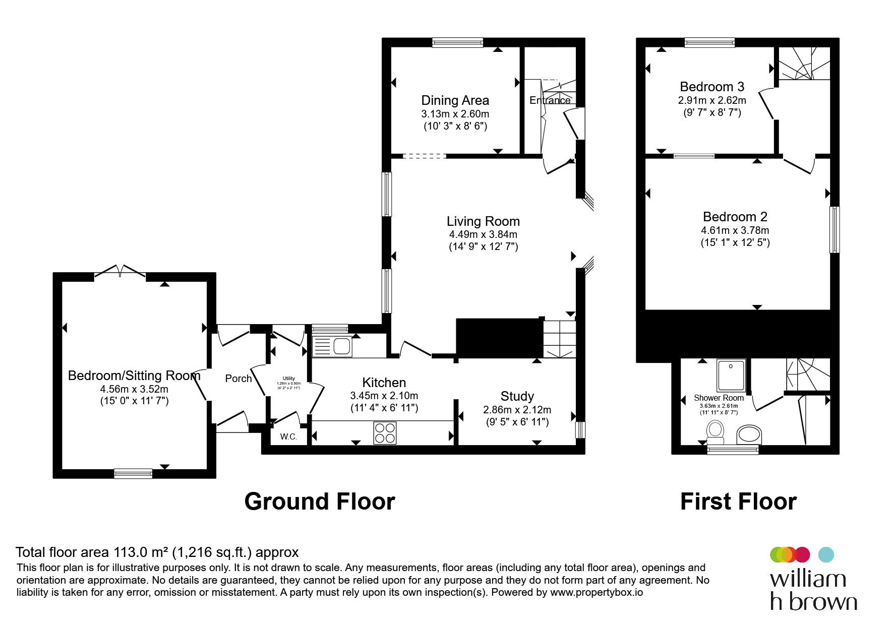 Rudlands, Valley Lane, Stowmarket floorplan