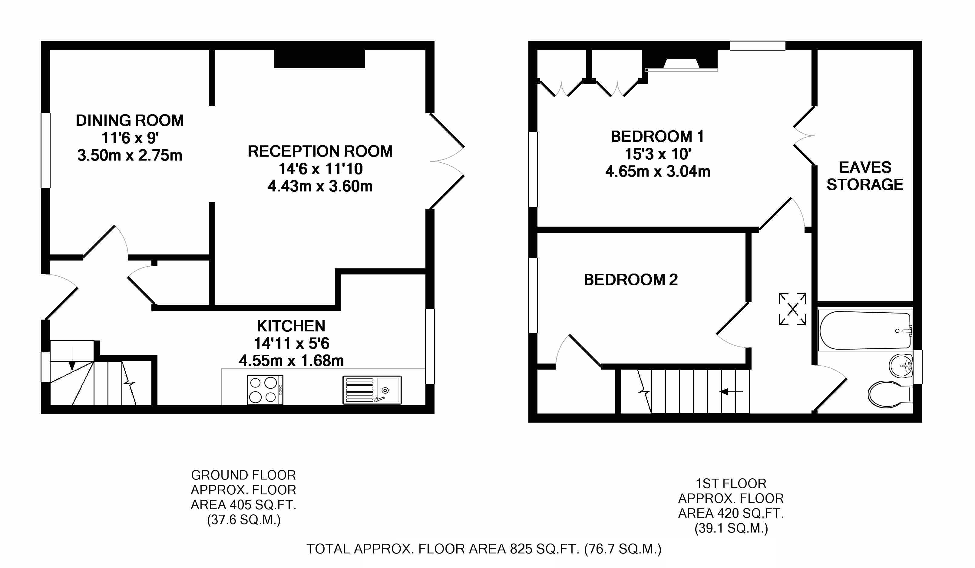 2 Bedrooms End terrace house for sale in Rangefield Road, Downham, Bromley BR1