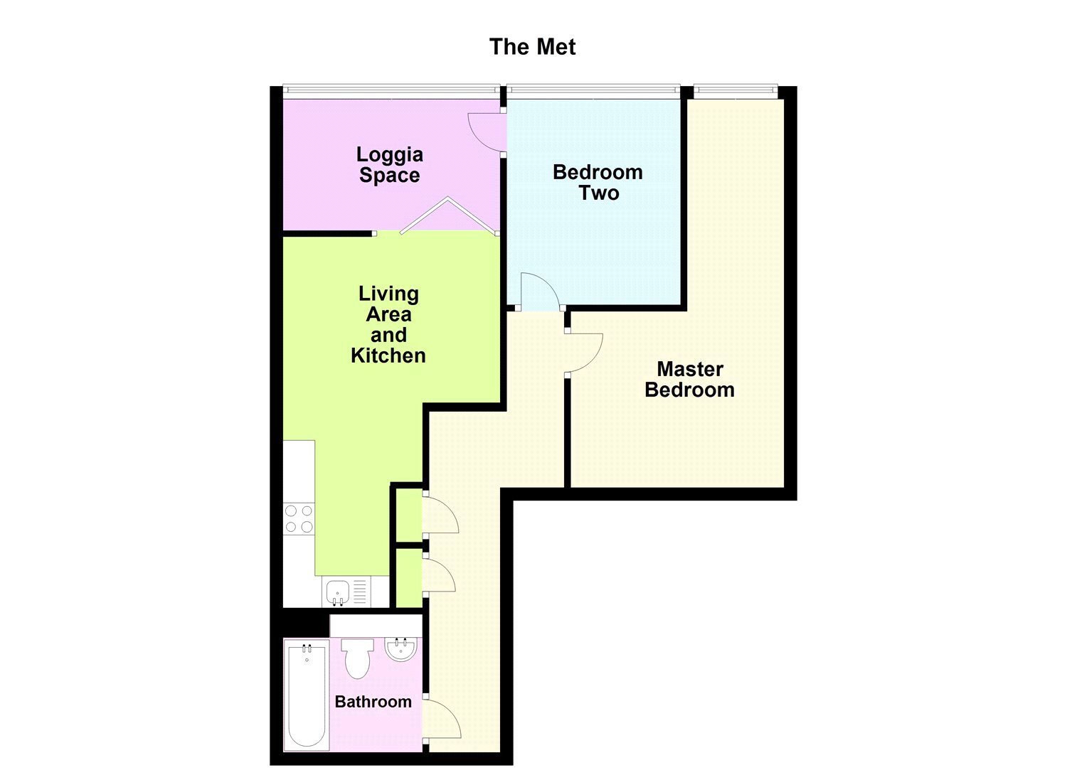 2 Bedrooms Flat for sale in The Met Apartments, Hilton Street, Manchester M1