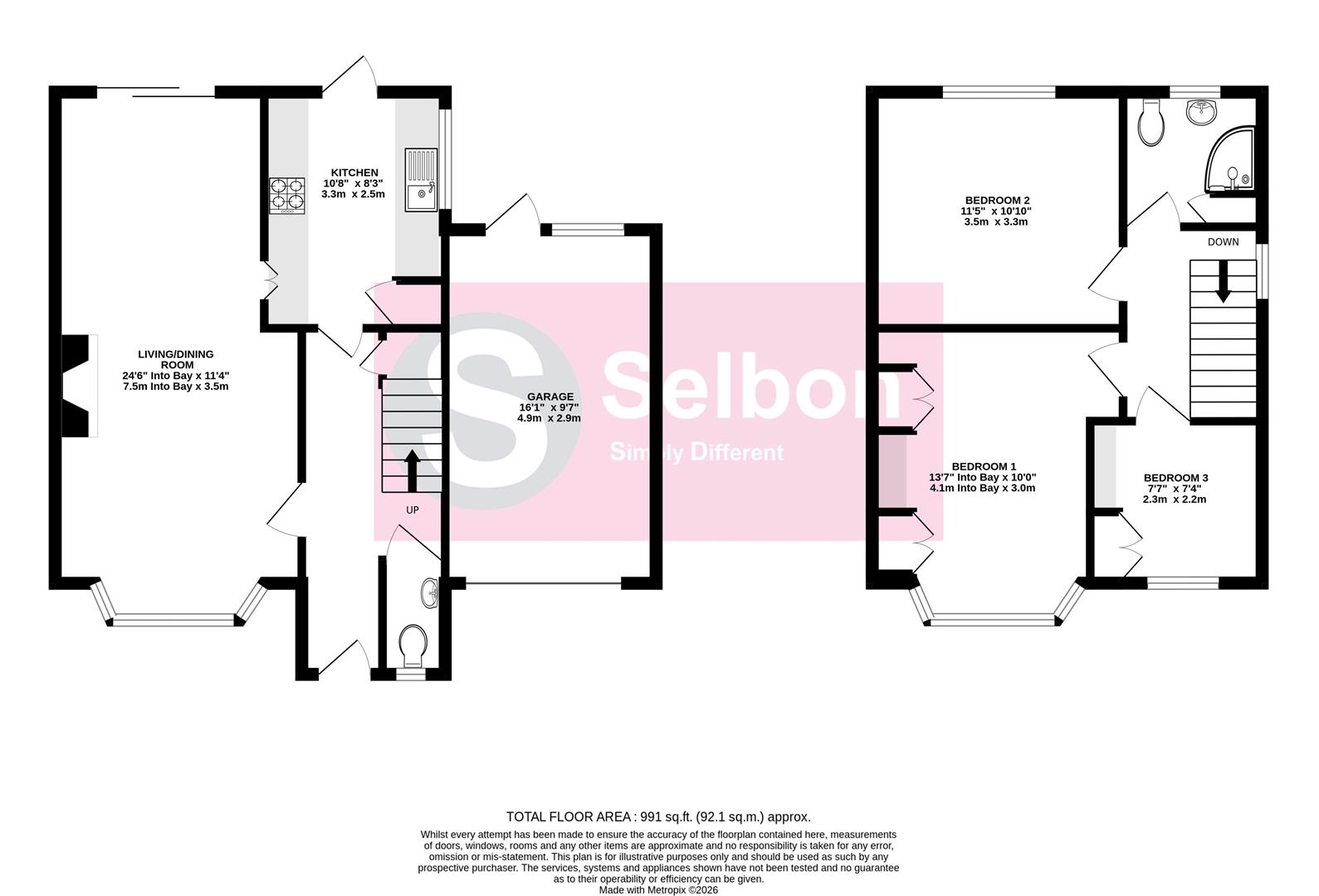 18, Ferndale Road, Church Crookham floorplan