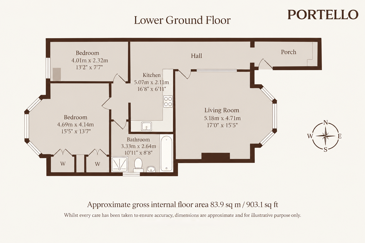Wilbury Road, Hove floorplan